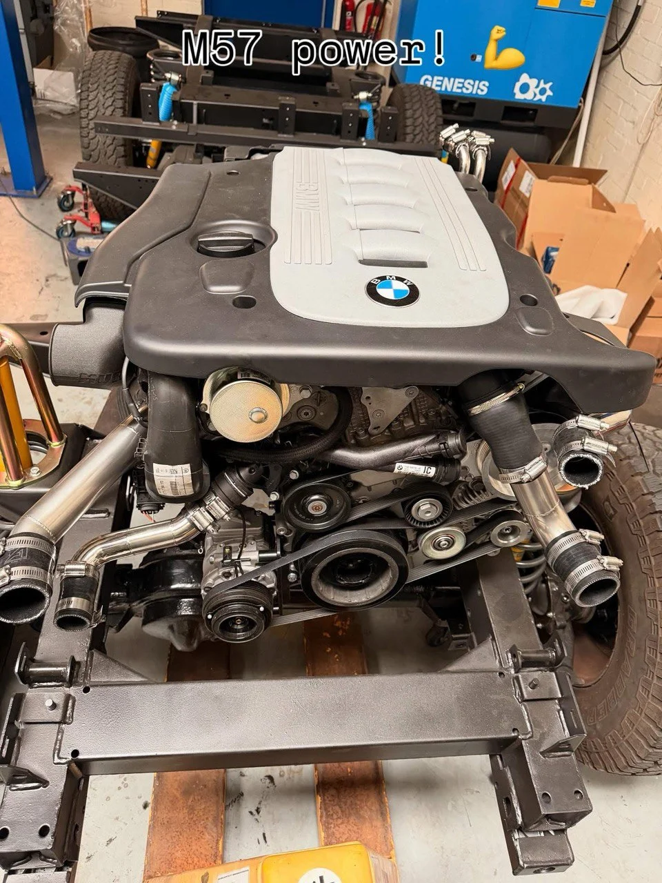 BMW 750i F01 N63B44O0 Engine 2014